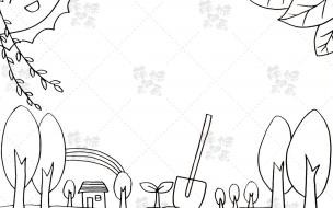 植树节手抄报的内容怎么写 小学生植树节手抄报图