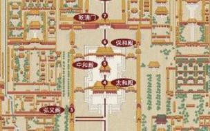 故宫博物院游览路线怎么写 故宫路线图怎么画六年级